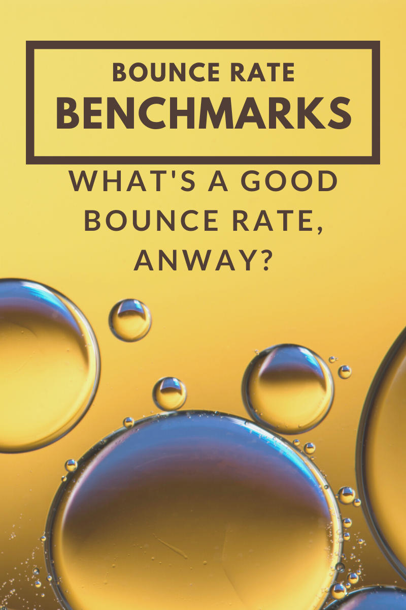 BOUNCE RATE BENCHMARKS