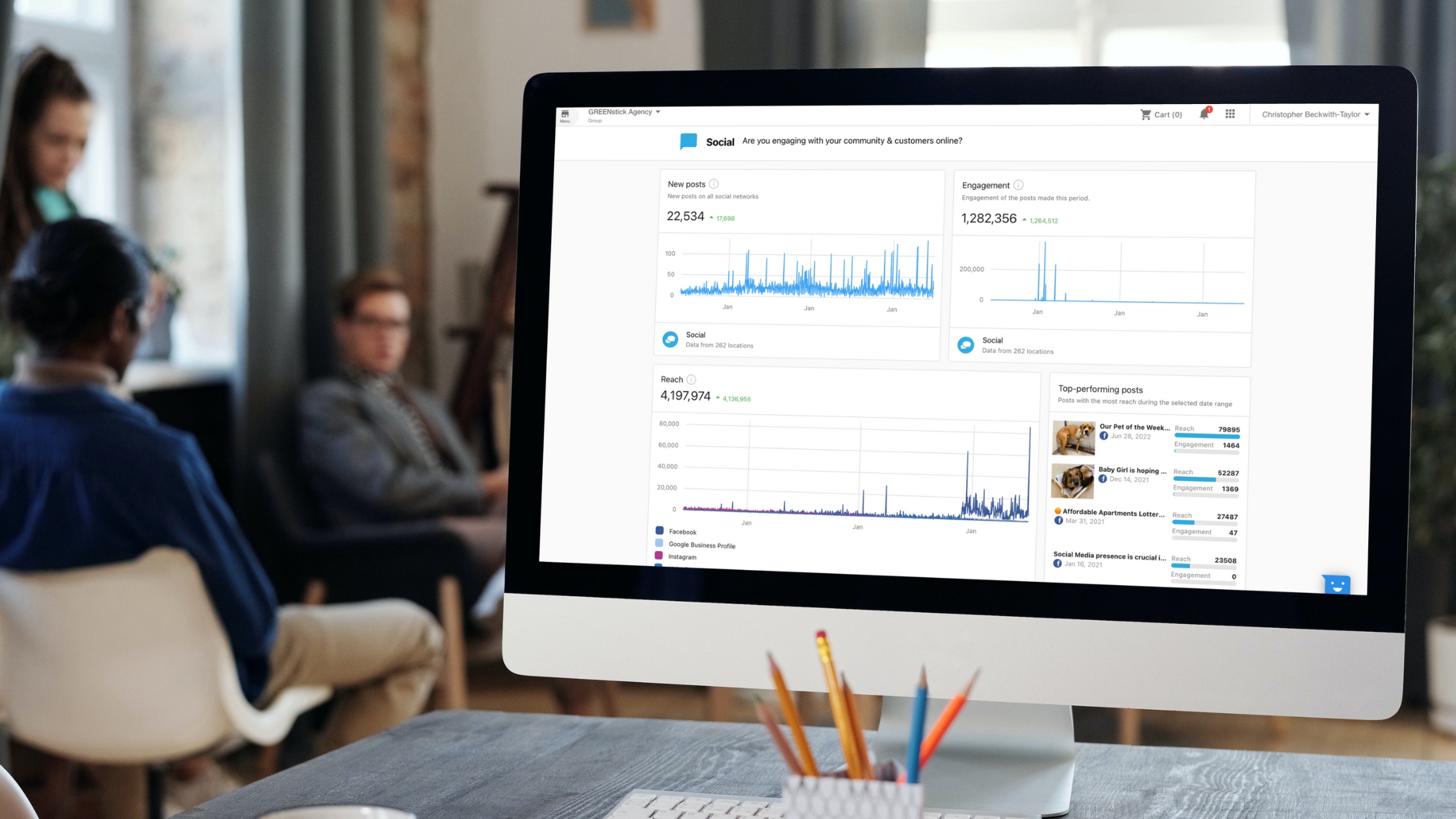 The platform also analyzes your social media presence and provides you with recommendations on how you can improve your social media strategy. The platform also analyzes your social media presence and provides you with recommendations on how you can improve your social media strategy.